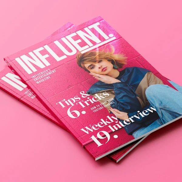 Influent Magazine Cover Design