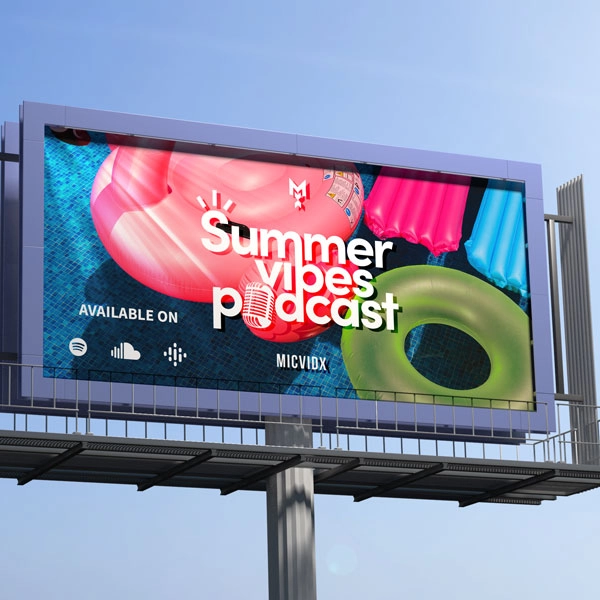 Billboard Design of Summer Vibes Podcast