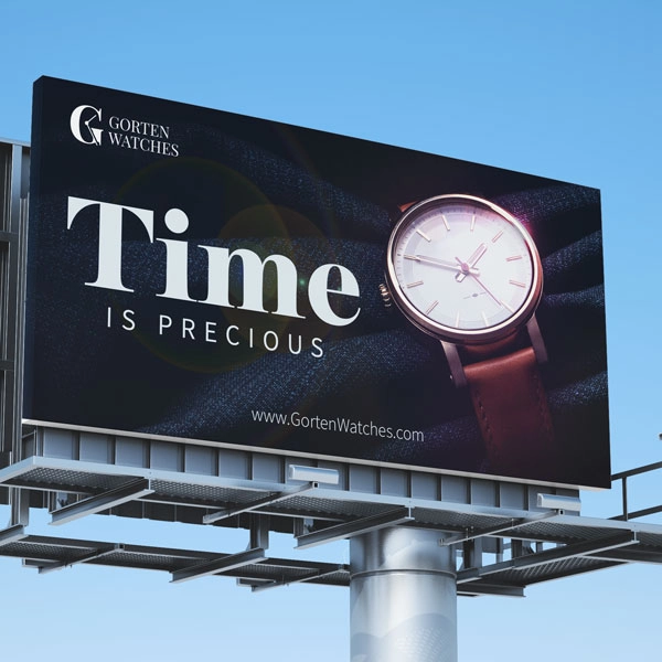 Groten Watches Billboard Design